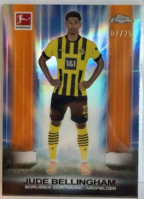 2023-24 Topps Chrome Bundesliga Jude Bellingham Ultrabeam Orange /25