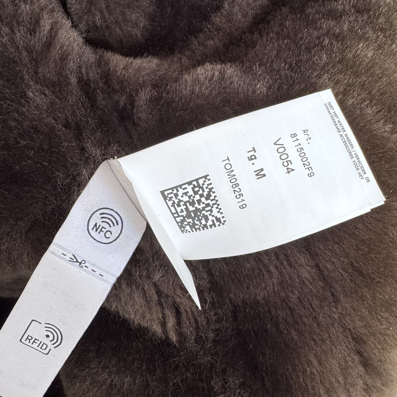 Stone Island Ghost Compass Shearling Lined Suede Jacket image 9