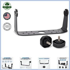Compatible Gimbal Bracket for 9" Lowrance Displays, Rust Resistant Design