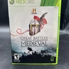 🔖 Great Battles Medieval – Xbox 360 – NTSC – Slitherine – History Channel