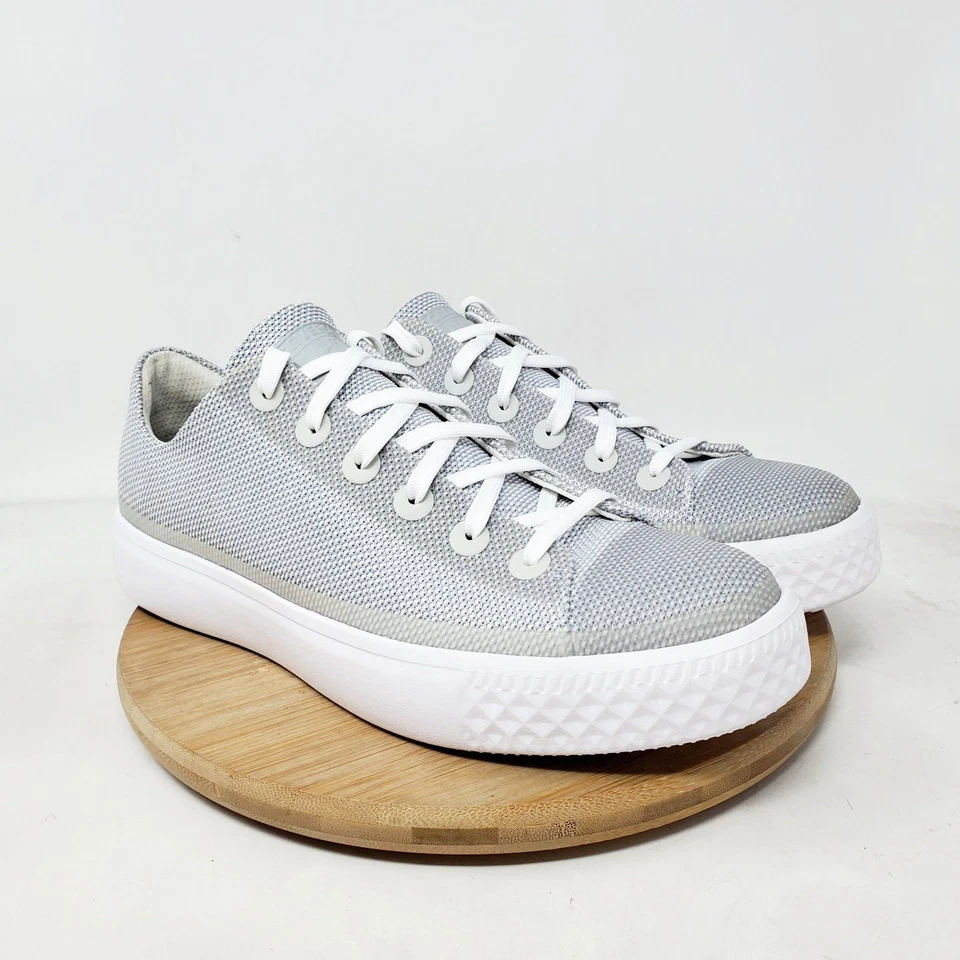 Tênis Converse All Star Modern OX Feminino 8 Cinza Leve Conforto Sapatos - Imagem 2 de 4