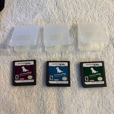 Nintendogs for DSi  Handheld  3 games Chihuahua - Lab - Dalmation and friends