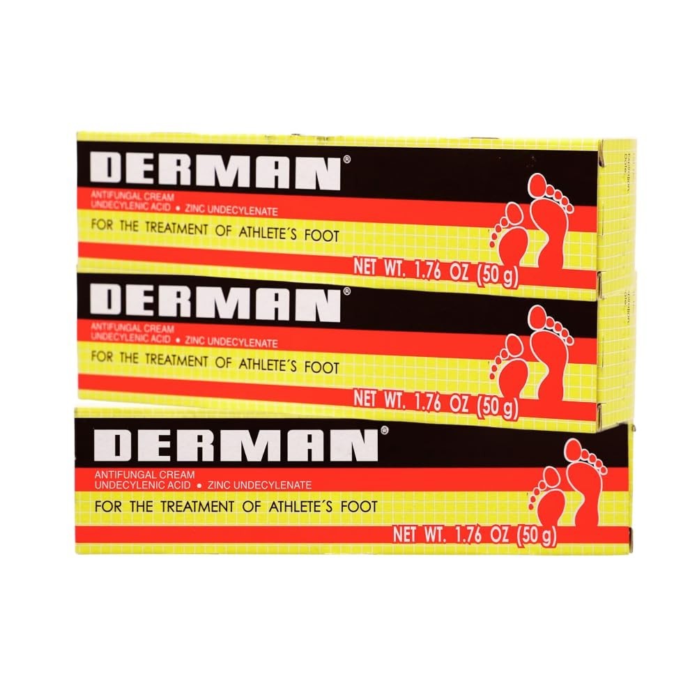 Derman Cream For The Treatment Of Athlete's Foot, 1.76 Ounce (Pack
