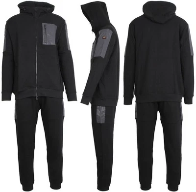PAUL & SHARK YACHTING Herren Jogginganzug Trainingsanzug Schwarz Gr XL WATERSHED - Bild 1 von 4