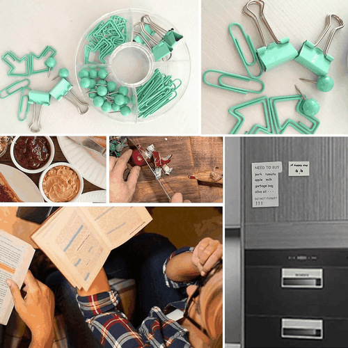 Haftnotiz Reiter Set kombiniert Haftnotizen mit Büro Gummibändern & Papier - Bild 6 von 6