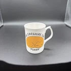 Vintage Cheshire Cat milk, Glass Mug”PURRR” cat Lover Novelty Cup
