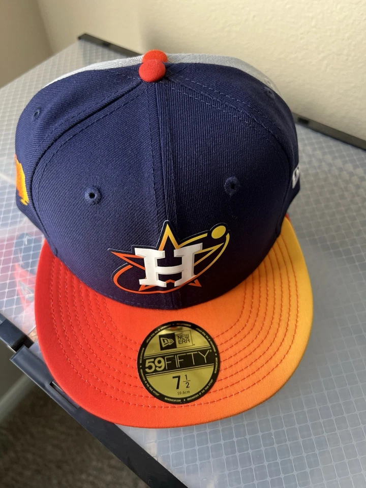 Houston Astros New Era 5950 Fitted Caps Size 7 1/2 LOT Sale!!!!! New!!!! - Image 3 of 4