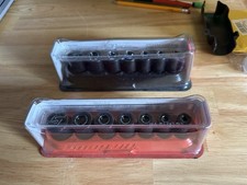 Snap On 38 Dr. Semi Deep Metric And Sae Impact Sockets
