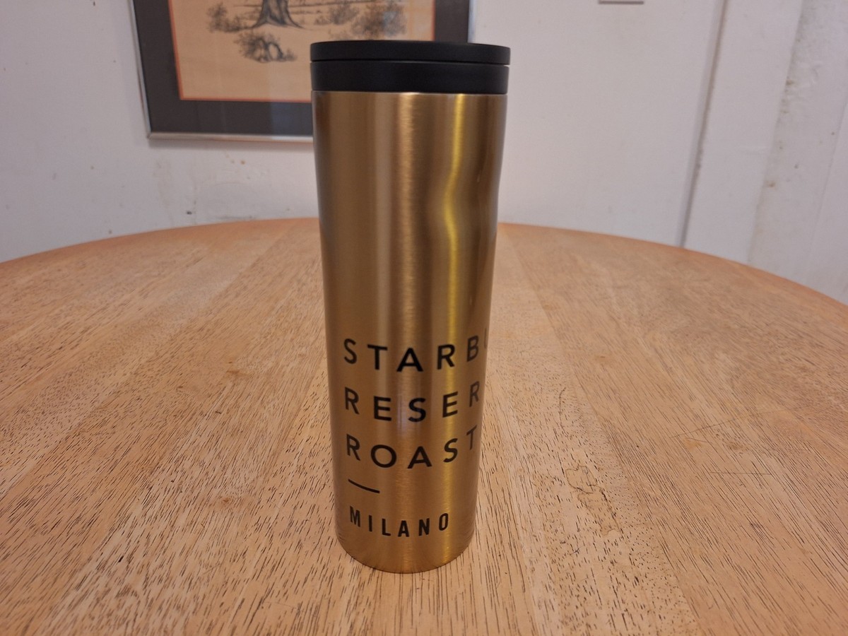 Starbucks Reserve Roastery 2012 Stainless Steel Gold Milano