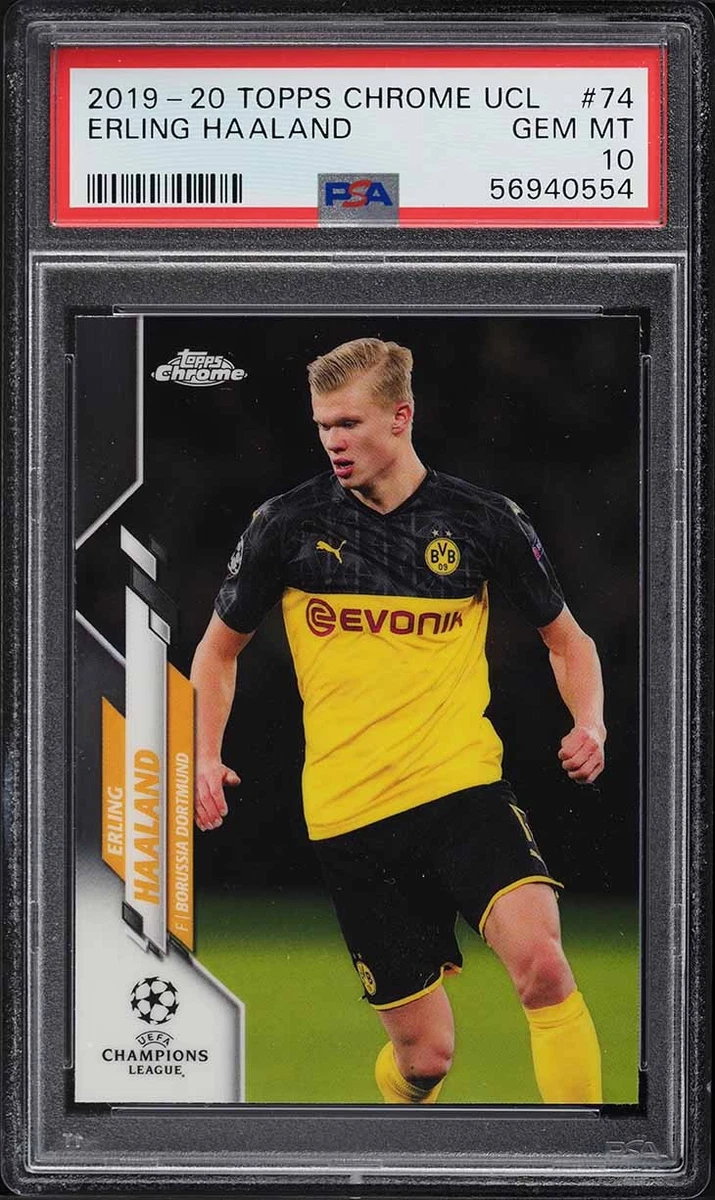 2019-20 Topps Chrome UCL Erling Haaland #74 for sale | eBay