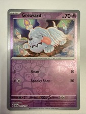 Carta Greavard 099/197 Reverse Holo 2023 Pokemon Fiamme Ossidiana Arte Shibuzoh
