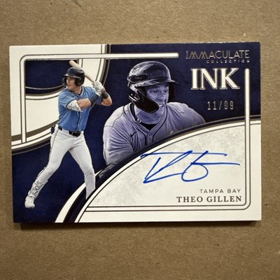 2026 Panini Immaculate Collection THEO GILLEN Auto Ink /99 Tampa Bay Rays