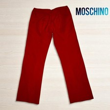 Women s Moschino Red Chino Dress Pants Size 8