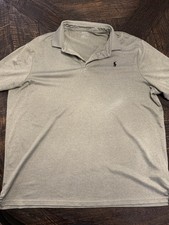 Polo Ralph Lauren Men's Performance Polo Light Grey XL