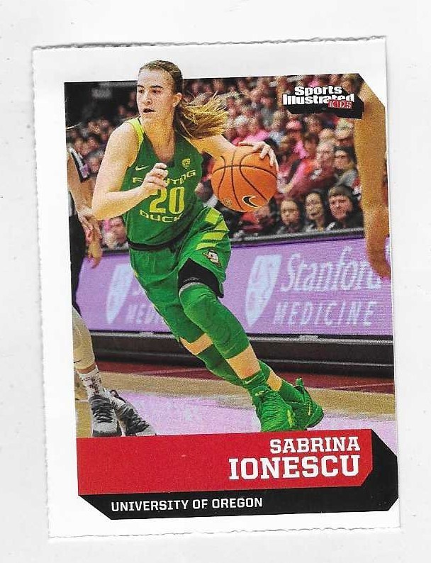 SABRINA IONESCU ROOKIE CARD 2020 SI For Kids RC Basketball WNBA NEW YORK LIBERTY view 1