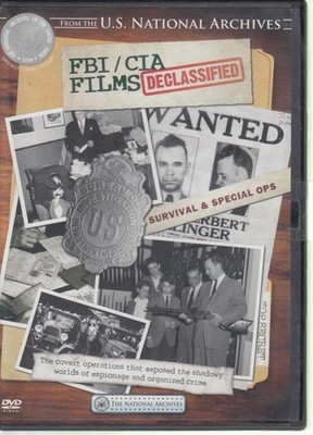 FBI/CIA Films Declassified: Survival & Special Ops 4-Disc DVD VIDEO NEW SEALED 