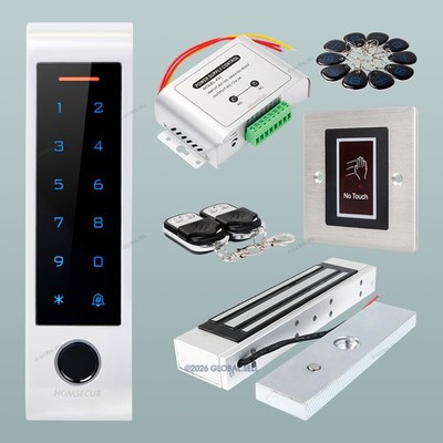 HOMSECUR Weatherproof IP66 APP WIFI Password RFID Access Control Anti-Tamper