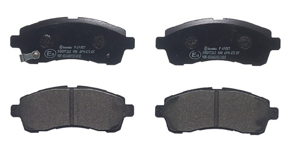 Fits BREMBO P 49 057 HAM PADS. PRZEDNIE FRONT TRW MAZDA