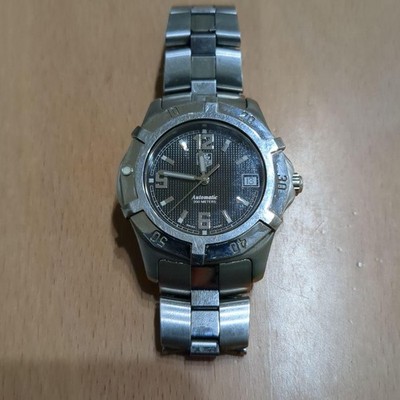 TAG Heuer Automatic Watch Silver Metal Bracelet Date Function