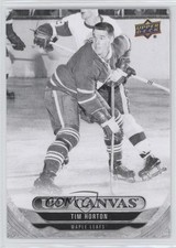 2024-25 Upper Deck Extended Series UD Canvas Legends Black Tim Horton #C383 HOF