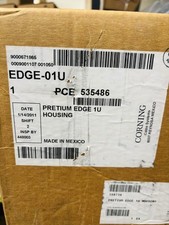 EDGE-01U (Corning) Fiber Optic Housing 1U Rac...