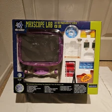 NEW EDU SCIENCE - MAXSCOPE LAB - 20x - 80x PowerPoint with 8.5inch Screen