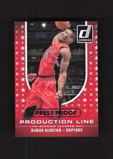 2014-15 Donruss Production Line Scoring Press Proofs Blue #10 DeMar DeRozan /99