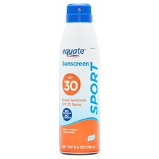 Equate Sport Sunscreen Spray, SPF 30, 5.5 oz