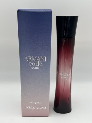 Armani Code Satin by Giorgio Armani for Women 2.5 oz Box And Bottle ONLY Empty