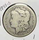 1895-S MORGAN SILVER DOLLAR , G DETAILS