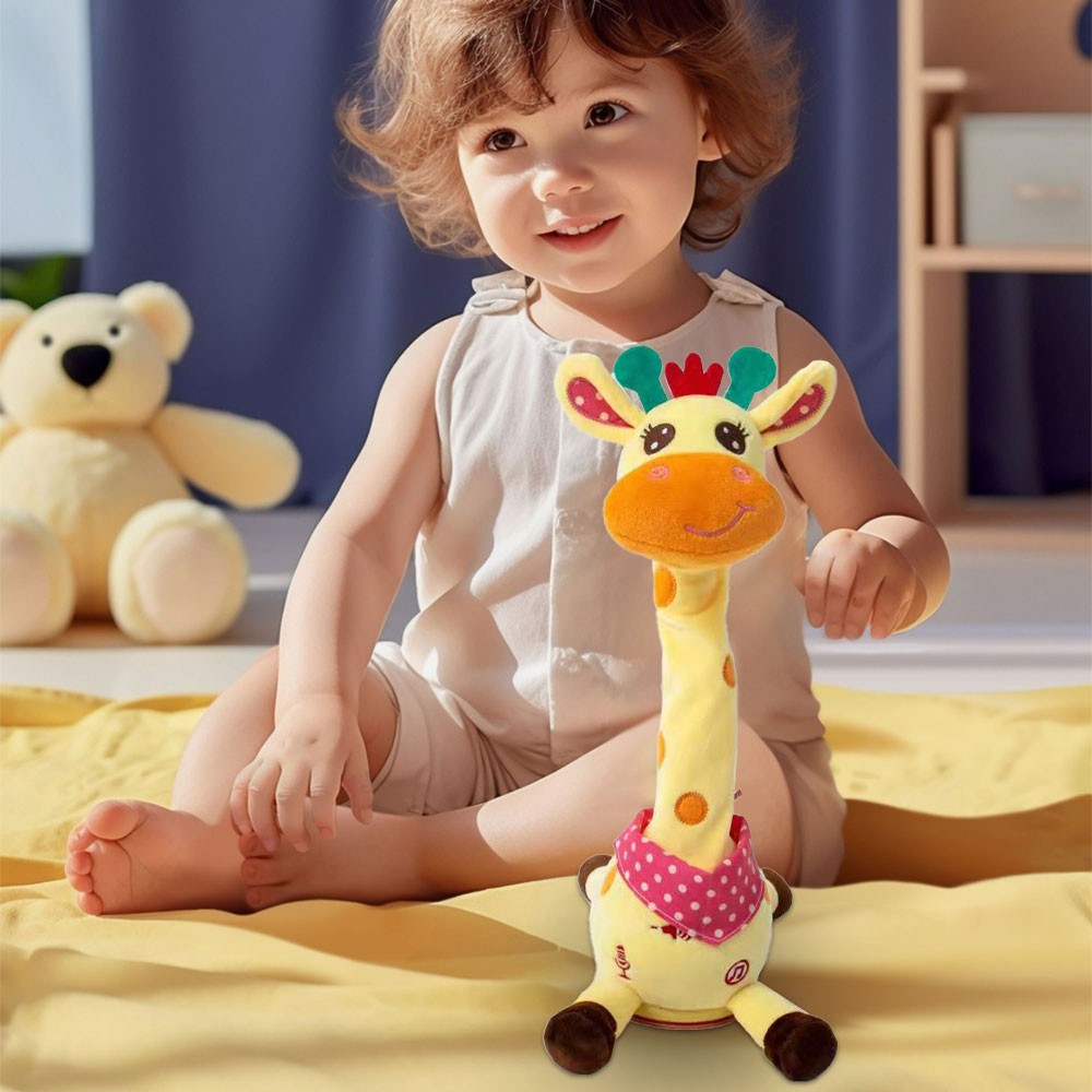 Dancing Giraffe Plush With Light UP Twisting Talking Giraffe Stuffed Animal Toy