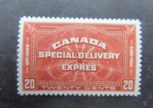 nystamps Canada Stamp # E4 Mint OG H UN$100 VF       L24x424