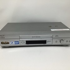 Sony SLV-N750 VCR Recorder VHS Player Tested & Working No Remote