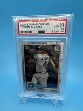 2020 Bowman Chrome - Yordan Alvarez #25 Batting (RC) PSA 10