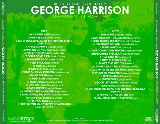 GEORGE HARRISON / THE ESSENTIAL RARITIES : AFTER THE BEATLES ANTHOLOGY ...