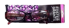 *DISCOUNTED Foster Grant Daydreamer Purple Women's Reading Glasses Pick Strength