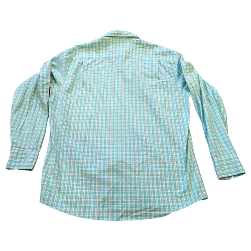 Southern Tide Large klassische Passform grün kariert Baumwolle Knopfleiste Hemd Large - Bild 3 von 8