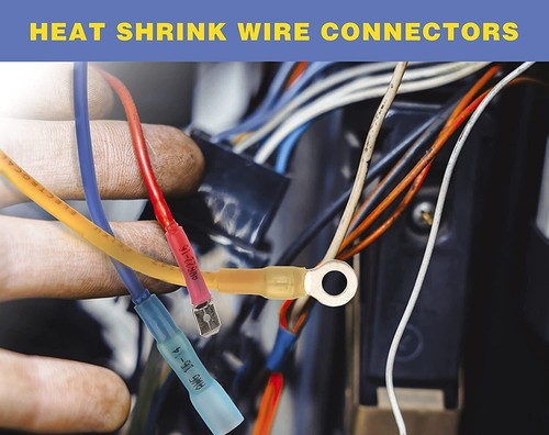 400-50x Waterproof Heat Shrink Butt Wire Splice Crimp Connectors Terminals Kit - Picture 11 of 28