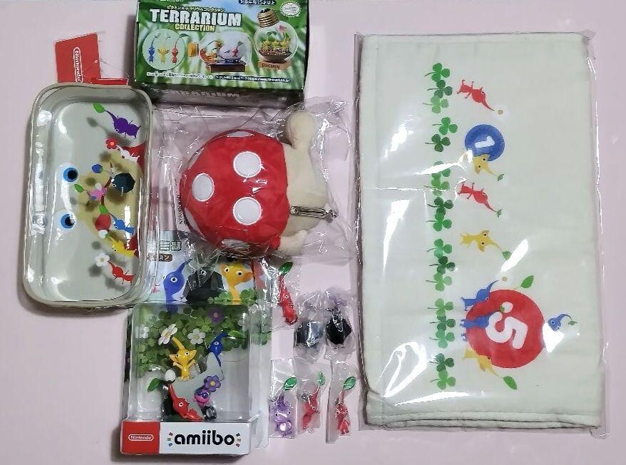 その他 Pikmin Goodies Pikmin Collection that works complete set of 7 of all Types