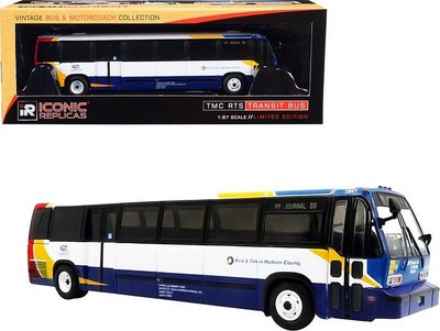 1999 TMC RTS Transit Bus #99 Journal Square Coach USA Red and Tan in Hudson (New