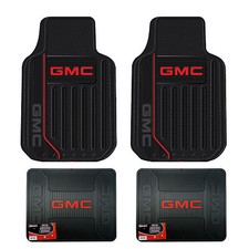 New 4pc Gmc Elite Car Truck Front Rear Heavy Duty All Weather Rubber Floor Mats New 4pc Gmc Elite Car Truck Front Rear Heavy Duty All Weather Rubber Floor Mats