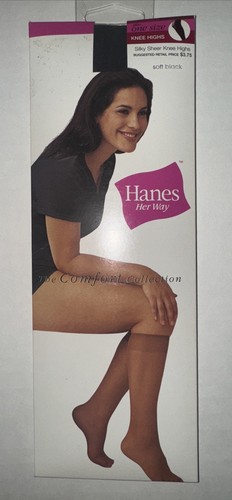 Hanes Damen Curves Silky Sheer Strümpfe – Mit Control Top, Lässergerecht & Bequem