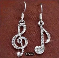 Chic Music Note-Dangle Earrings