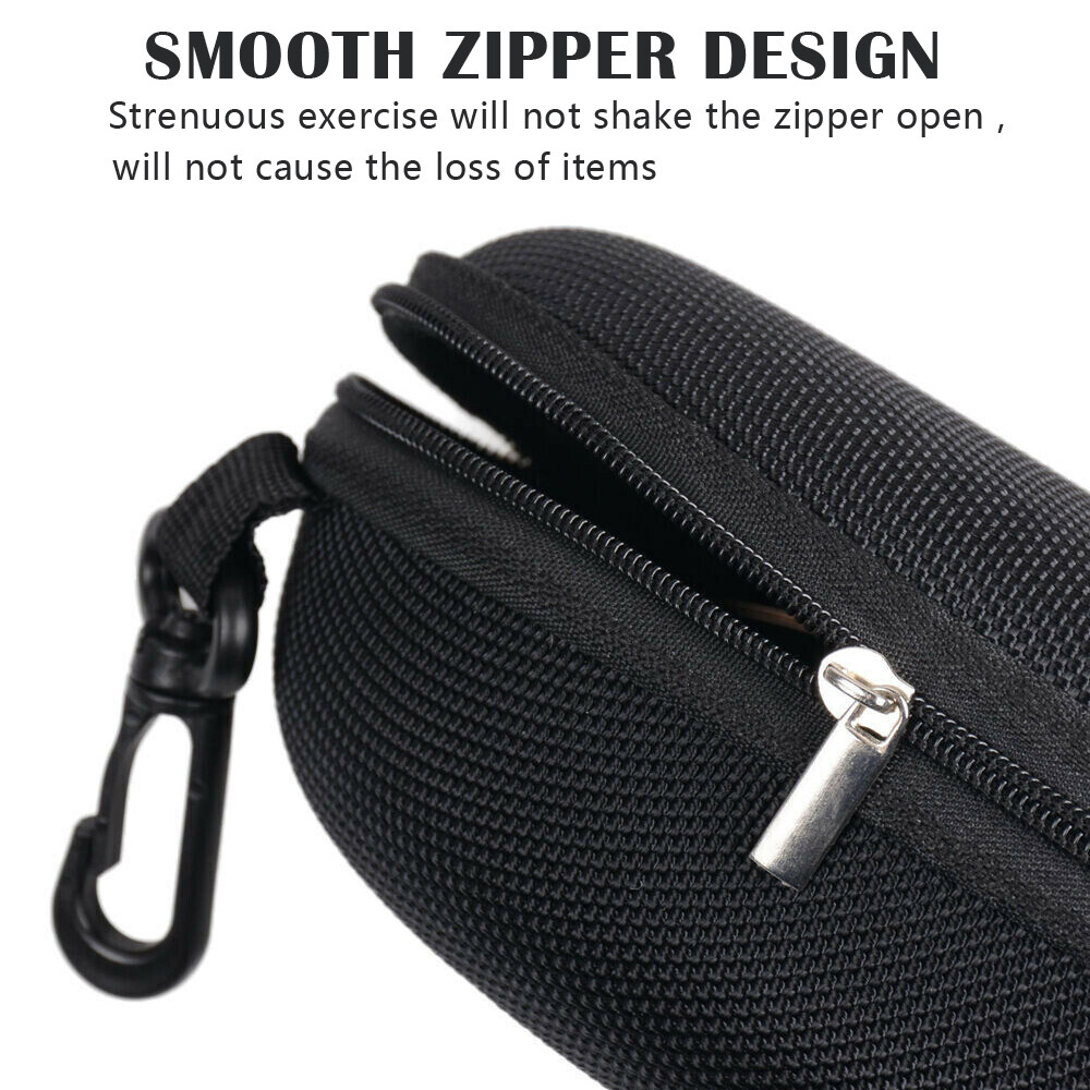 Sunglass Case Sunglasses Chain Cover Hard Case Eye Glasses Clam Shell Zipper With Hook Shell Box New Eyeglasses Etui Lunette Rigide - Foto 9