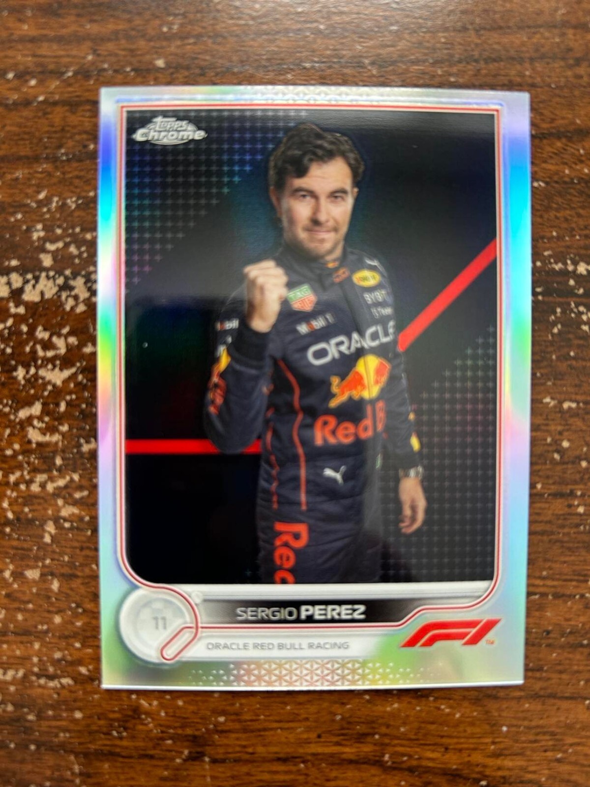 Sergio Perez, Refractor #21 - 2022 Topps Chrome Formula 1