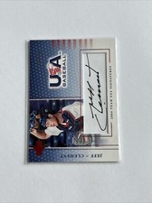 2004-05 USA Baseball National Team Signatures Black #30 Jeff Clement AUTO /595