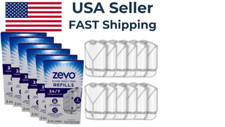 6 PACK - Zevo Flying Insect Trap Refill Cartridges 12 Refill Cartridges 
