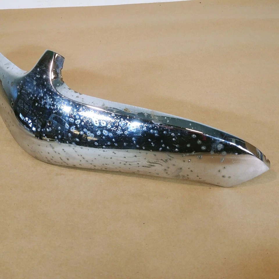 OEM Jaguar Early Sedán MK VIII 8 Mark IX 9 Cromo Capucha Parrilla Borde Superior Bisel Foto 3 de 4