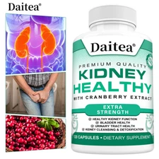 Premium Quality Kidney Healthy Supplement - Urinary & Bladder Health Support 