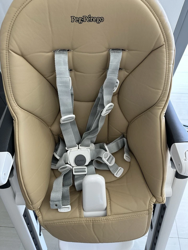 Tronas Peg Perego Siesta e Ikea Antilop, Noce Beige y Blanco Foto 3 de 4